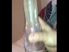 Watch video category cumshot (261 sec). Huge veiny cock being jerked with a flesh light for a huge cumshot.