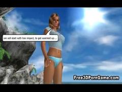 Super sensual video category toons (360 sec). Sexy 3D cartoon hottie showing off what shes got.