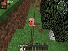 XXX movie category teen (601 sec). Minecraft play: Almost immortal chickens or why you need a wooden sword.