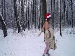 Super hub video category ass (566 sec). White stockings wet in snow - Happy New Year from Jeny Smith.