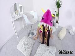 Good amorous video category virtual_reality (312 sec). Sexy kitten pleases snatch and gets licked and fucked in pov.