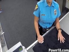 Cool sexual video category blowjob (421 sec). Ms Police Officer at Pawn Shop.
