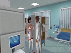 Sexy seductive video category toons (254 sec). Nurse and Doc.